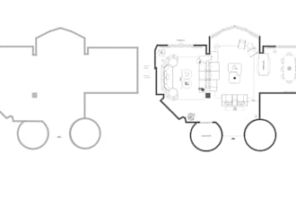 create a functional furniture layout for any room