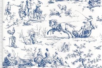 create traditional and customized toile de jouy