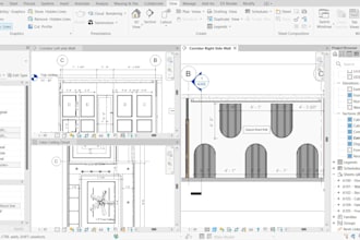 convert cad or PDF drawings to revit bim models