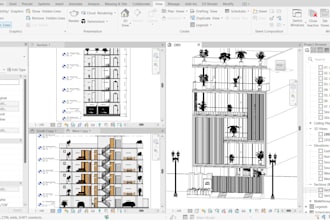 convert cad or PDF drawings to revit bim models