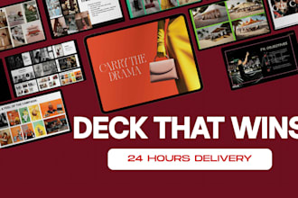 design an elite brand pitch deck and presentation