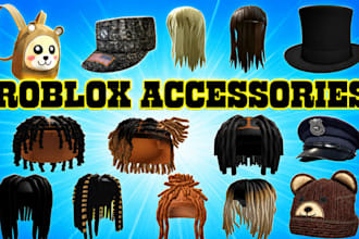 create any roblox ugc wearables accessories for your store