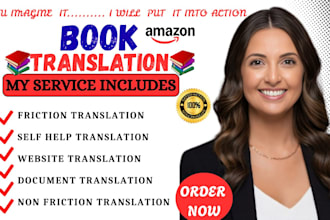translate your english book, ebook fiction novel to spanish, spanish translation