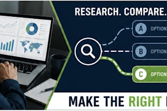 research your business or technical decision and recommend the best option