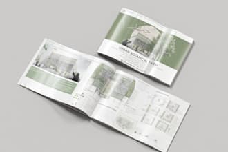 design a professional architecture portfolio and CV