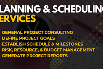 prepare a schedule on primavera p6