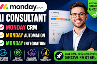 monday ai consultant monday crm monday automation monday integration