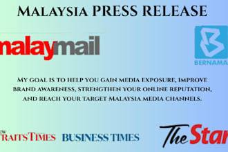 write malaysia press release and distribute to top malaysia news sites