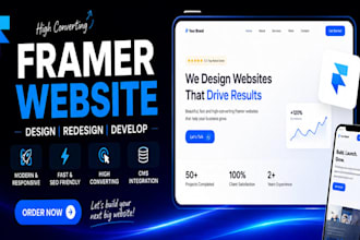 create a fast SEO friendly framer website for your business