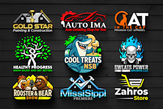 do trendy logo design, redesign, icon and brand identity