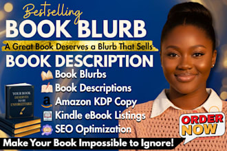 write a captivating book blurb and book description for your ebook