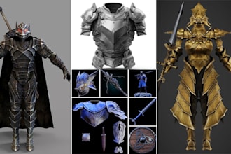 create custom cosplay creation wearable game anime armor props design for con