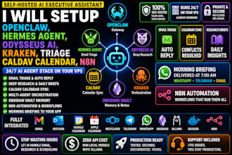 setup openclaw obsidian odysseus hermes agent kraken triage caldav calendar n8n