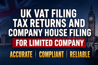 do uk vat filing tax returns and company house filing for limited company
