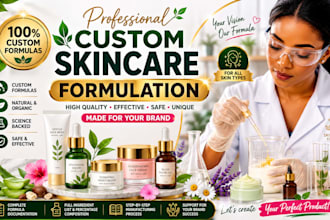 skincare formulation chemist for custom product development haircare formula