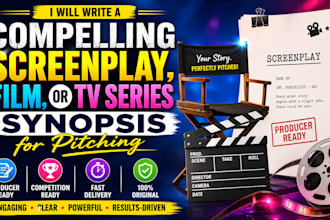 write a compelling screenplay, film or tv series synopsis for pitching