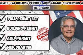 building permit, garage conversion, mep, adu, california permit, permit approval