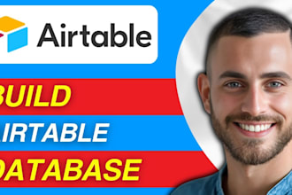 setup airtable database, airtable automation, airtable crm clay com softr expert