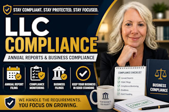 help with llc compliance, annual report filing and business compliance