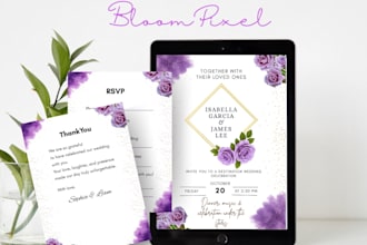 create editable canva birthday and baby shower invitation templates