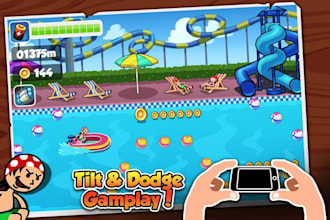 create a 3d game prototype in unity3d for mobile