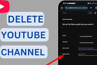 permanently delete your youtube channel safely and professionally