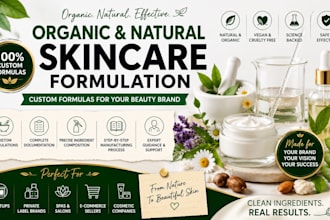 formulate custom skincare products for your cosmetic brand skincare formulation