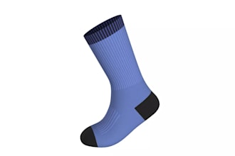 create custom 3d socks design, realistic sock mockup, 3d sublimation socks