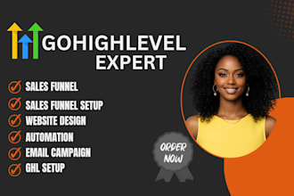 create ghl website,sales funnel, ghl landing page