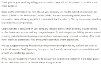 as an expert, answer UK accounting and tax questions