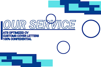 write a professional medical CV, healthcare resume and cover letter
