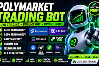 polymarket trading bot, trading bot volume bot for auto trading