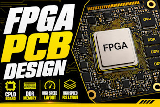 design fpga pcb, cpld board, ddr memory and high speed pcb layout