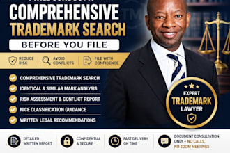 conduct a comprehensive trademark search before you file