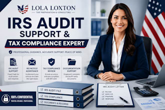 help with irs audit support, tax compliance review, and irs notice assistance