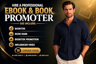 do booktok promotion ebook marketing tik tok booktok influencer video book rank