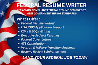 write a federal resume that meets usajobs requirements