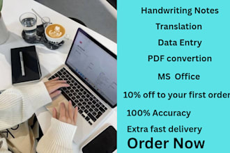 professionally do typing translation or handwriting