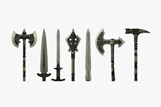 create edit or port custom skyrim mod weapon and armor or fallout 4 game mods