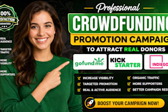 do kickstarter and indiegogo crowdfunding campaign creation and promotion