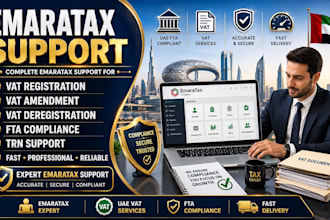 do uae emaratax support vat registration amendment deregistration fta compliance