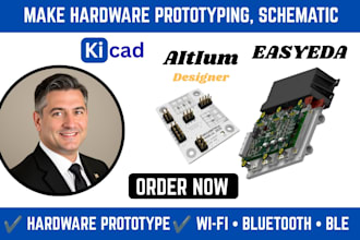 design professional circuits pcb in altium, kicad, easyeda
