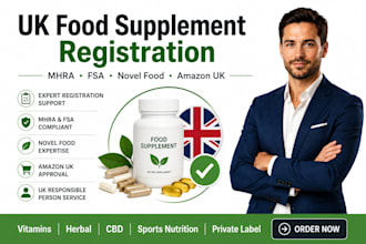handle UK food supplement registration mhra notification and fsa compliance