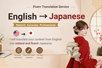 manually translate english to natural japanese
