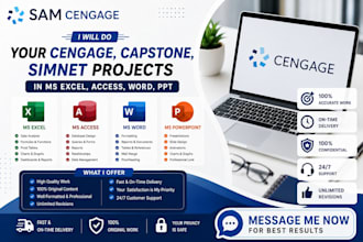 do your sam cengage microsoft office projects, tasks, module