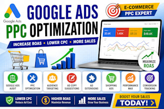 do optimize google ads adword campaign sem audit PPC for ecommerce website