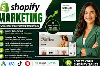 make 30k shopify passive income dropshipping store with marketing and support