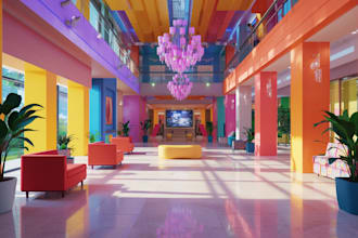 build a high quality roblox lobby, cafe, or custom map