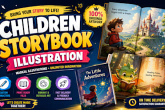 create children storybook illustration storybook illustration