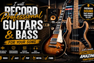 raecord professional session guitars and bass for your song